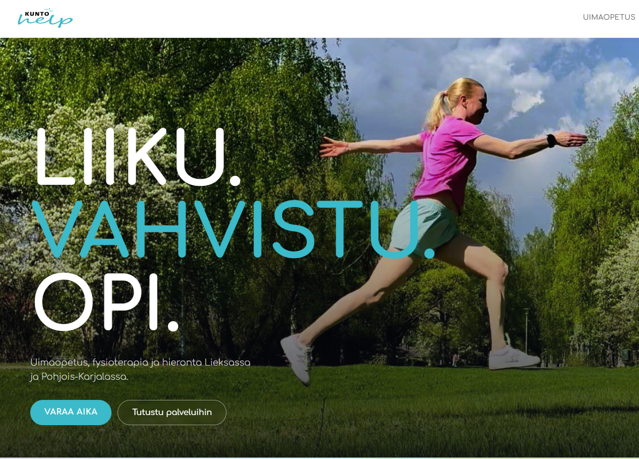 Kuntohelp.fi – fysioterapia ja uimaopetus