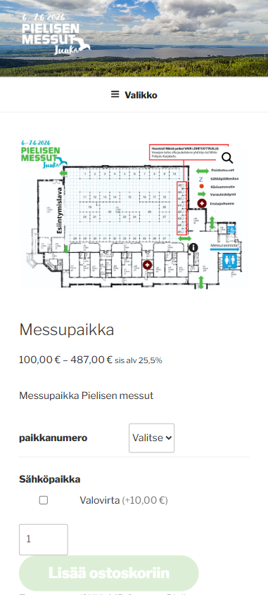 Pielisenmessut.fi – messutapahtuman sivusto